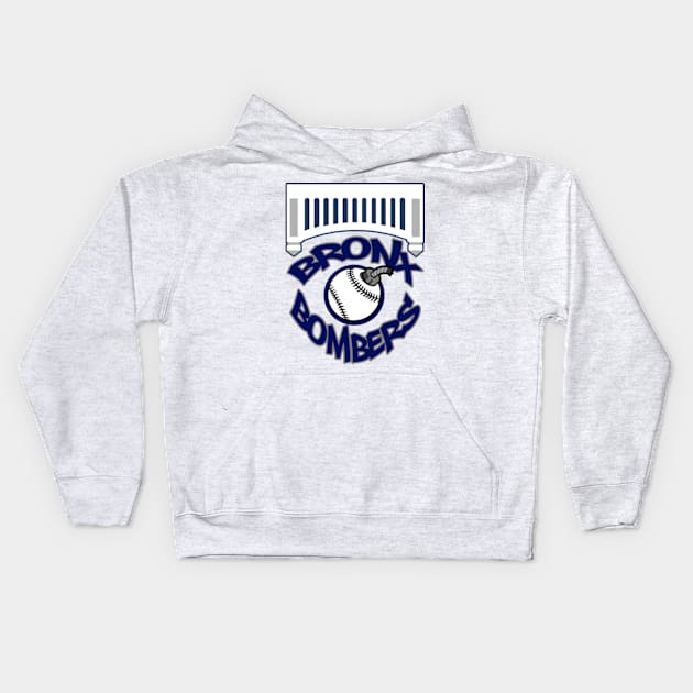 Bronx Bombers 4 Kids Hoodie by Gamers Gear